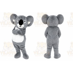 Gray Koala Mascot Costume