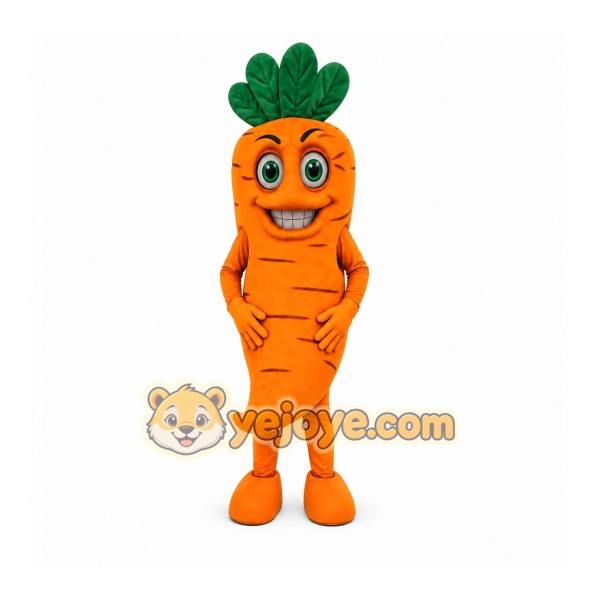 Orange Carrot Mascot Costume Orange Carrot Mascot Costume