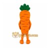 Orange Carrot Mascot Costume Orange Carrot Mascot Costume