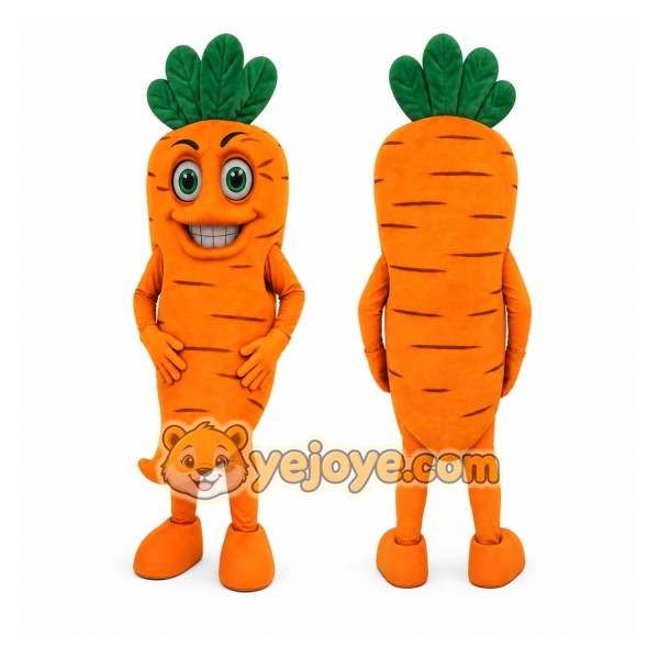Orange Carrot Mascot Costume
