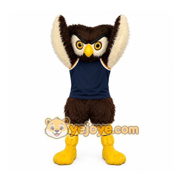 Brown Owl Mascot Costume Brown Owl Mascot Costume