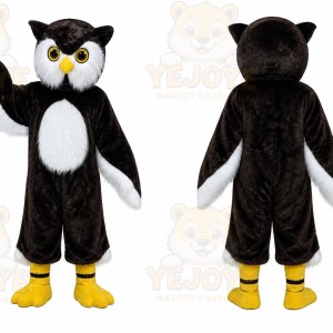 Black Owl Mascot Costume