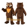 Dark Brown Owl Mascot Costume Dark Brown Owl Mascot Costume