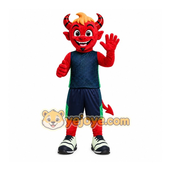 Red Devil Mascot Costume