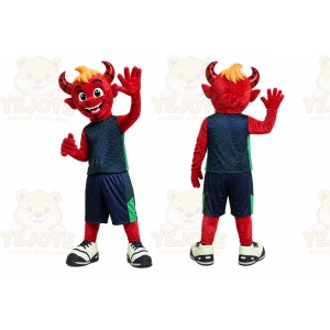 Red Devil Mascot Costume