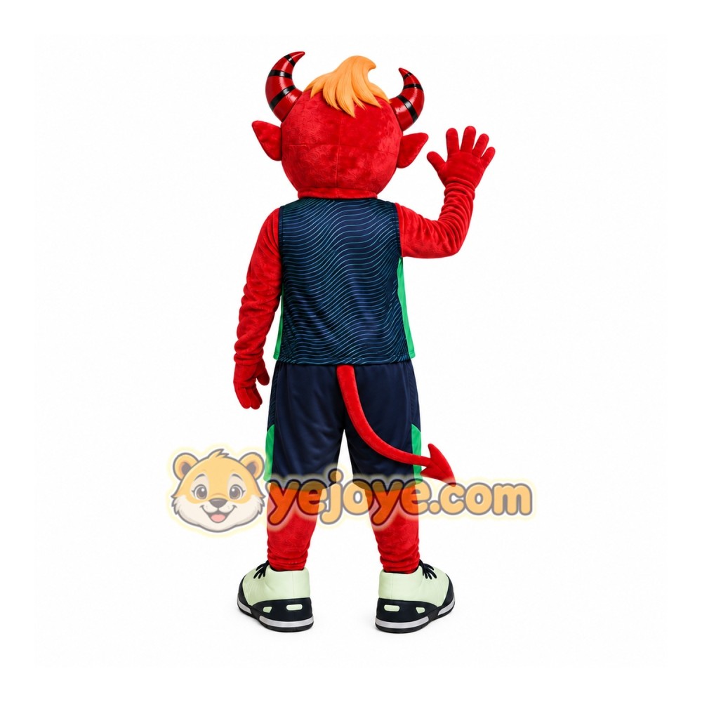 Red Devil Mascot Costume Red Devil Mascot Costume