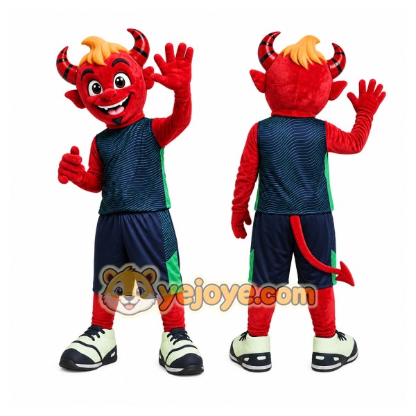 Red Devil Mascot Costume
