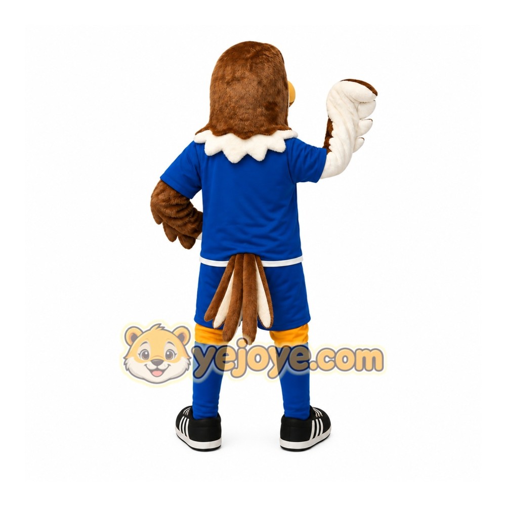 Bald Eagle Blue Suit Mascot Costume Bald Eagle Blue Suit Mascot Costume