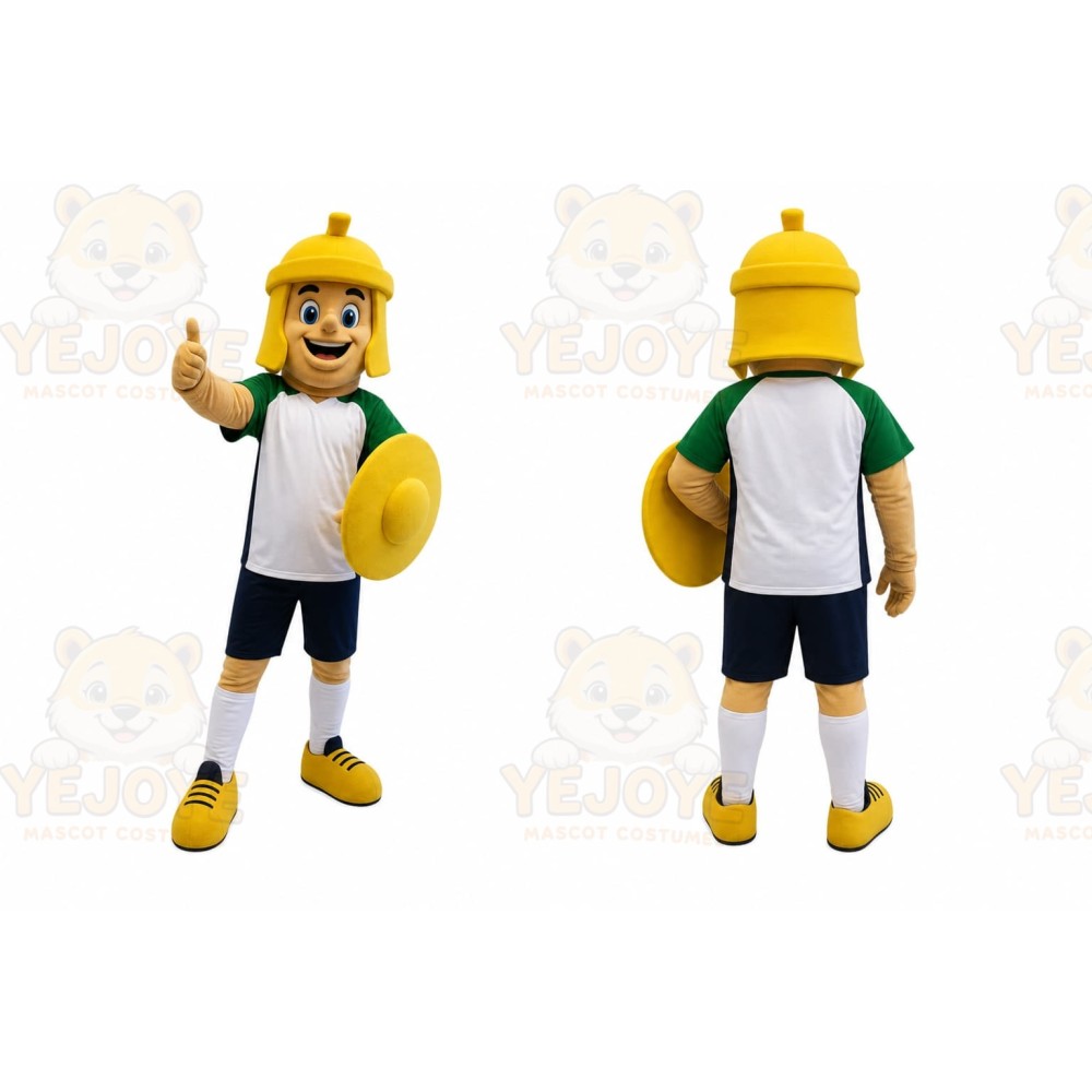 Spartan Warrior Boy Mascot Costume