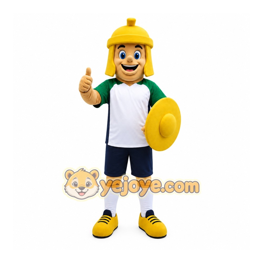 Spartan Warrior Boy Mascot Costume Spartan Warrior Boy Mascot Costume