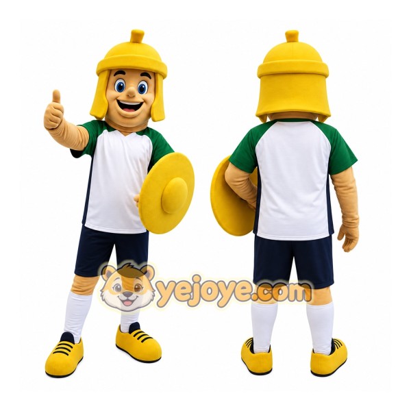 Spartan Warrior Boy Mascot Costume