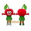 Apple Girl Mascot Costume Apple Girl Mascot Costume