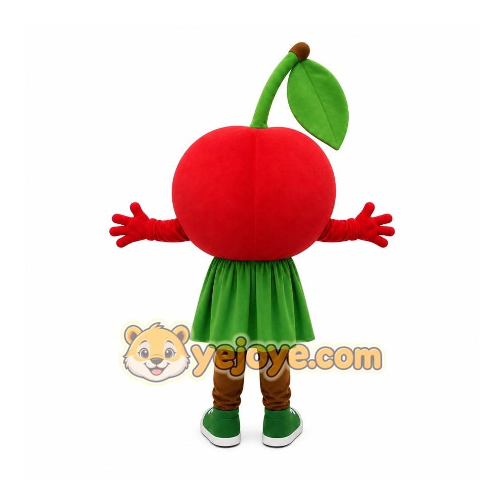 Apple Girl Mascot Costume Apple Girl Mascot Costume