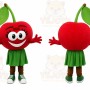 Apple Girl Mascot Costume