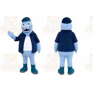 Blue Seal Mascot Costume