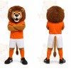 Lion Orange Shorts Mascot Costume