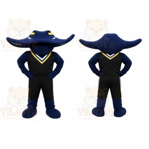 Black Manta Ray Mascot Costume