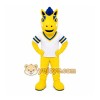 Yellow Horse Mascot Costume Yellow Horse Mascot Costume
