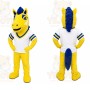 Yellow Horse Mascot Costume