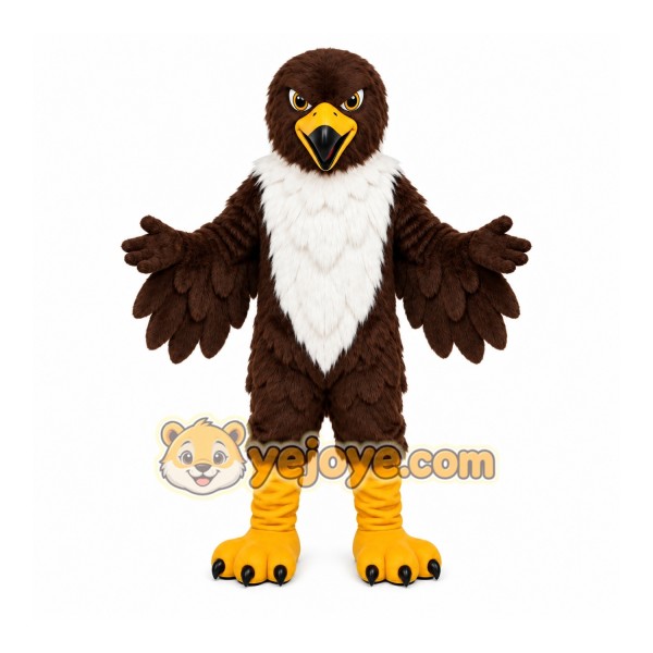 Brown Eagle Mascot Costume