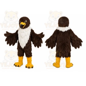 Brown Eagle Mascot Costume
