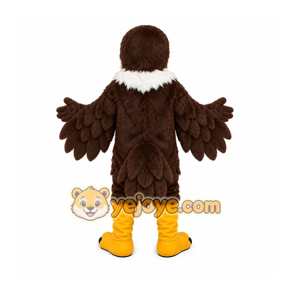 Brown Eagle Mascot Costume