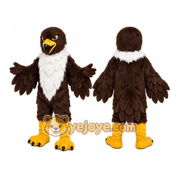 Brown Eagle Mascot Costume