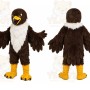 Brown Eagle Mascot Costume