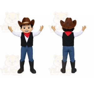 Cowboy Man Mascot Costume