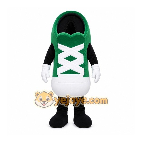 Green Shoe Character Mascot Costume
