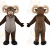 Brown Ram Mascot Costume