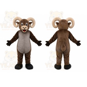 Brown Ram Mascot Costume