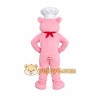 Pink Chef Pig Mascot Costume