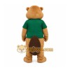 Beaver Green Shirt Mascot Costume Beaver Green Shirt Mascot Costume