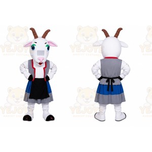 White Sheep Backpack Mascot Costume