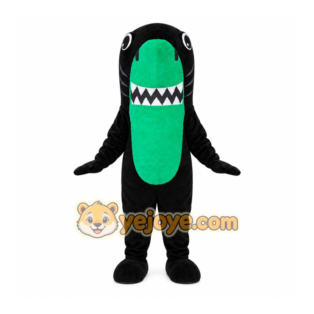 Black Shark Mascot Costume Black Shark Mascot Costume