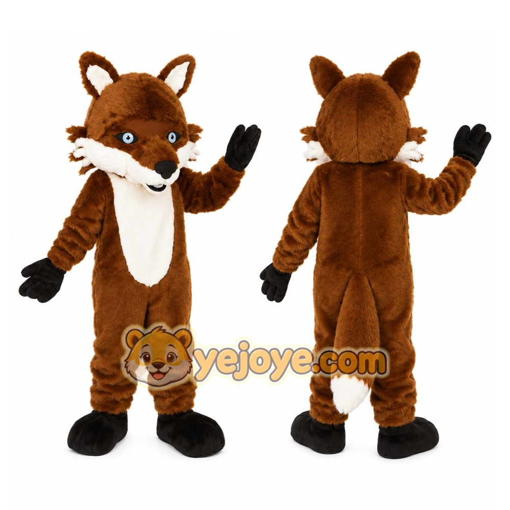 Brown Fox Mascot Costume Brown Fox Mascot Costume