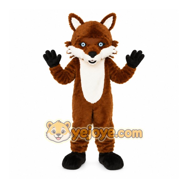 Brown Fox Mascot Costume