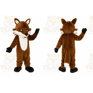 Brown Fox Mascot Costume