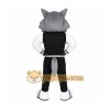 Gray Wolf Vest Mascot Costume Gray Wolf Vest Mascot Costume