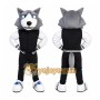 Gray Wolf Vest Mascot Costume