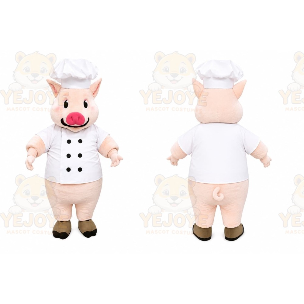 Chef Pig Mascot Costume