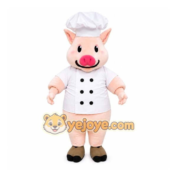 Chef Pig Mascot Costume