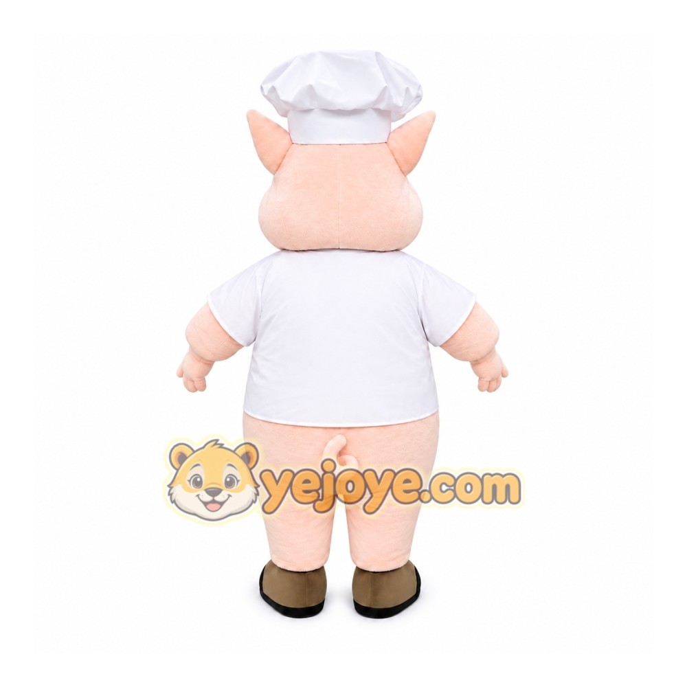 Chef Pig Mascot Costume
