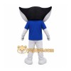 Blue Manta Ray Mascot Costume Blue Manta Ray Mascot Costume