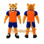 Orange Tiger Sports Mascot Costume