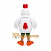 White Rooster Mascot Costume
