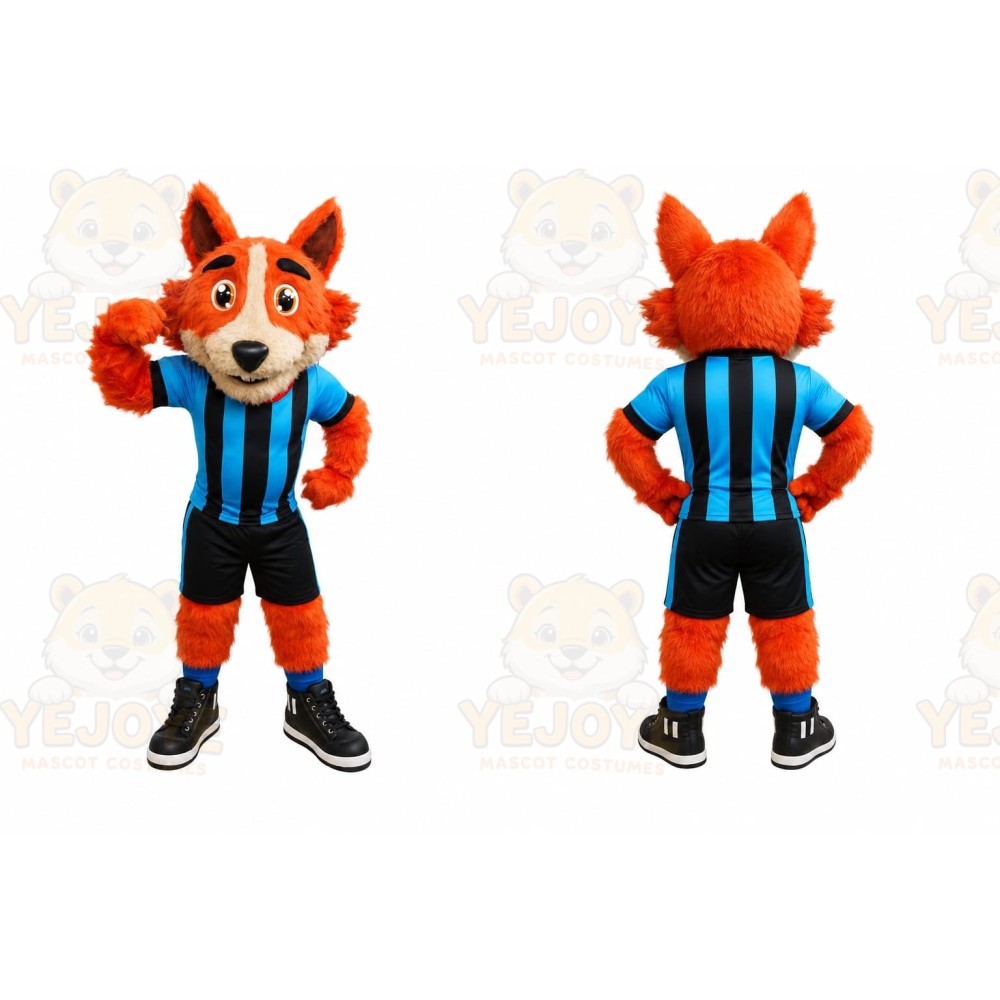 Orange Fox Sports Mascot Costume