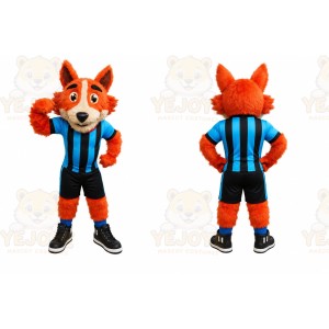 Orange Fox Sports Mascot Costume