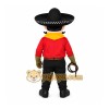 Red Cowboy Man Mascot Costume